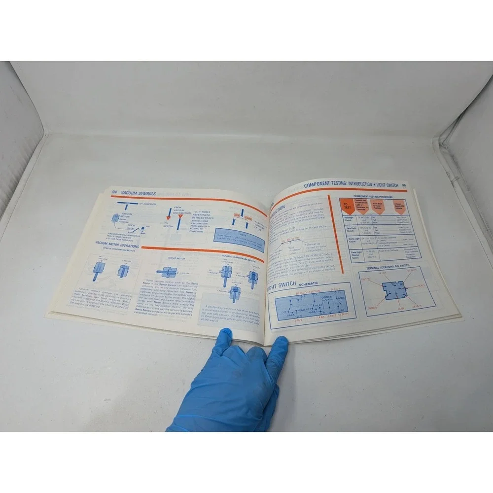 1982 Ford Bronco Courier F100-350 Electrical & Vacuum Troubleshooting Manual VTG